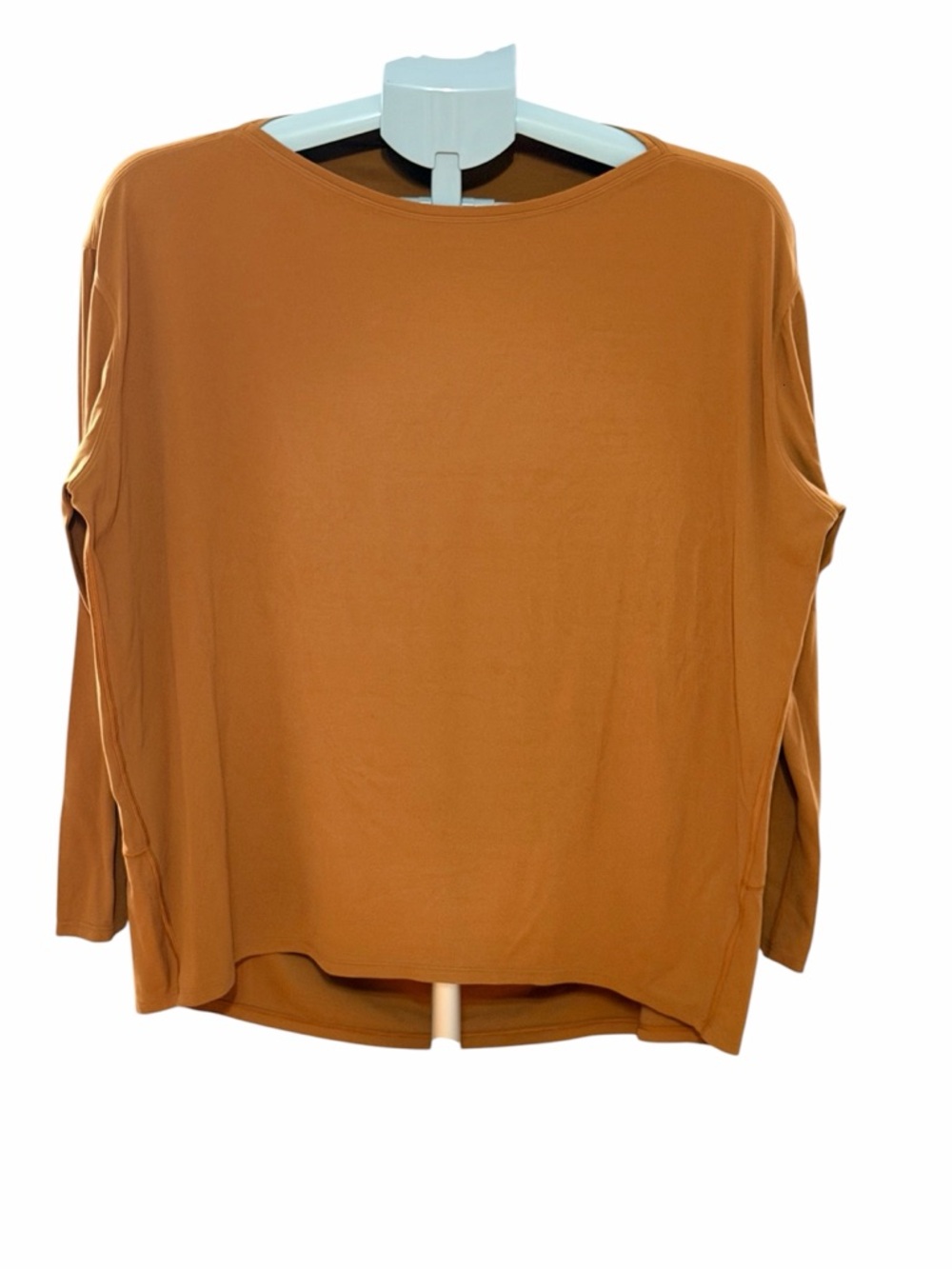 Lululemon Burnt Orange Long Sleeve Top – Relaxed Fit